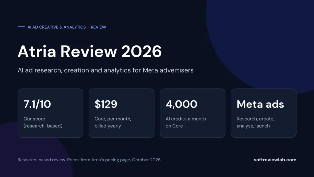 Atria Review 2026: Features, AI Ad Tools, Pricing, Pros and Cons