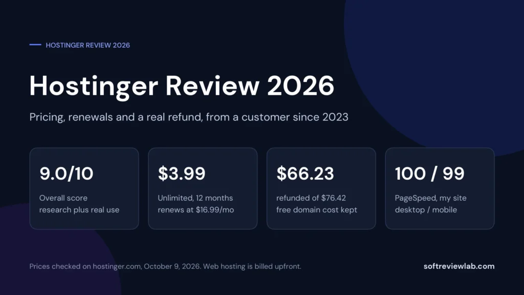 Hostinger Review 2026: Best Web Hosting for Small Business?