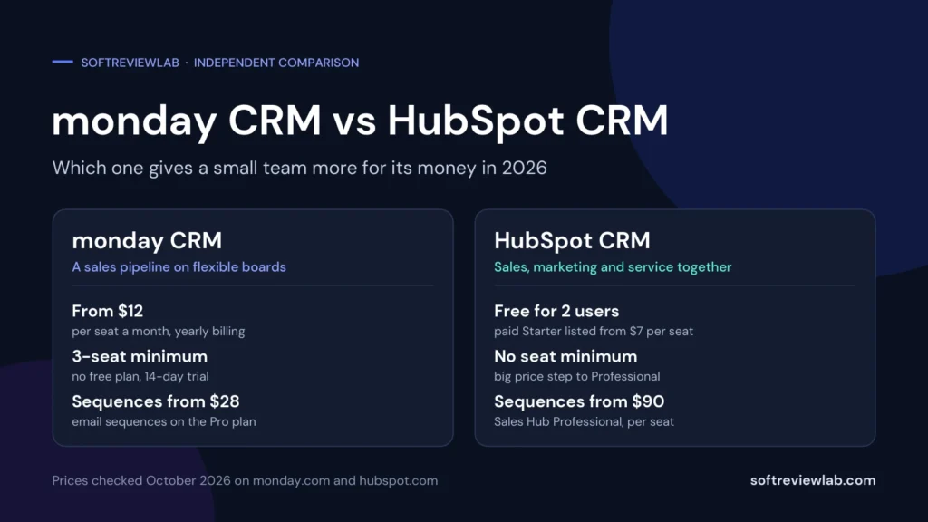 monday CRM vs HubSpot CRM: Which Is the Better Fit for a Small Team?